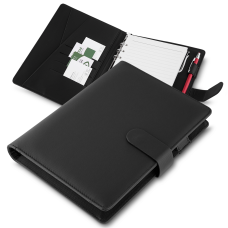 CAD200 Caderno de anotações, tipo fichario, com powerbank 