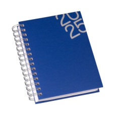 LG3457 Agenda Wire-o Capa Premium Azul com Ano