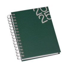 LG3460 Agenda Wire-o Capa Premium Verde com Ano