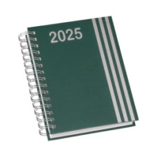 LG3465 Agenda Wire-o Capa Premium com Faixa Verde com Ano